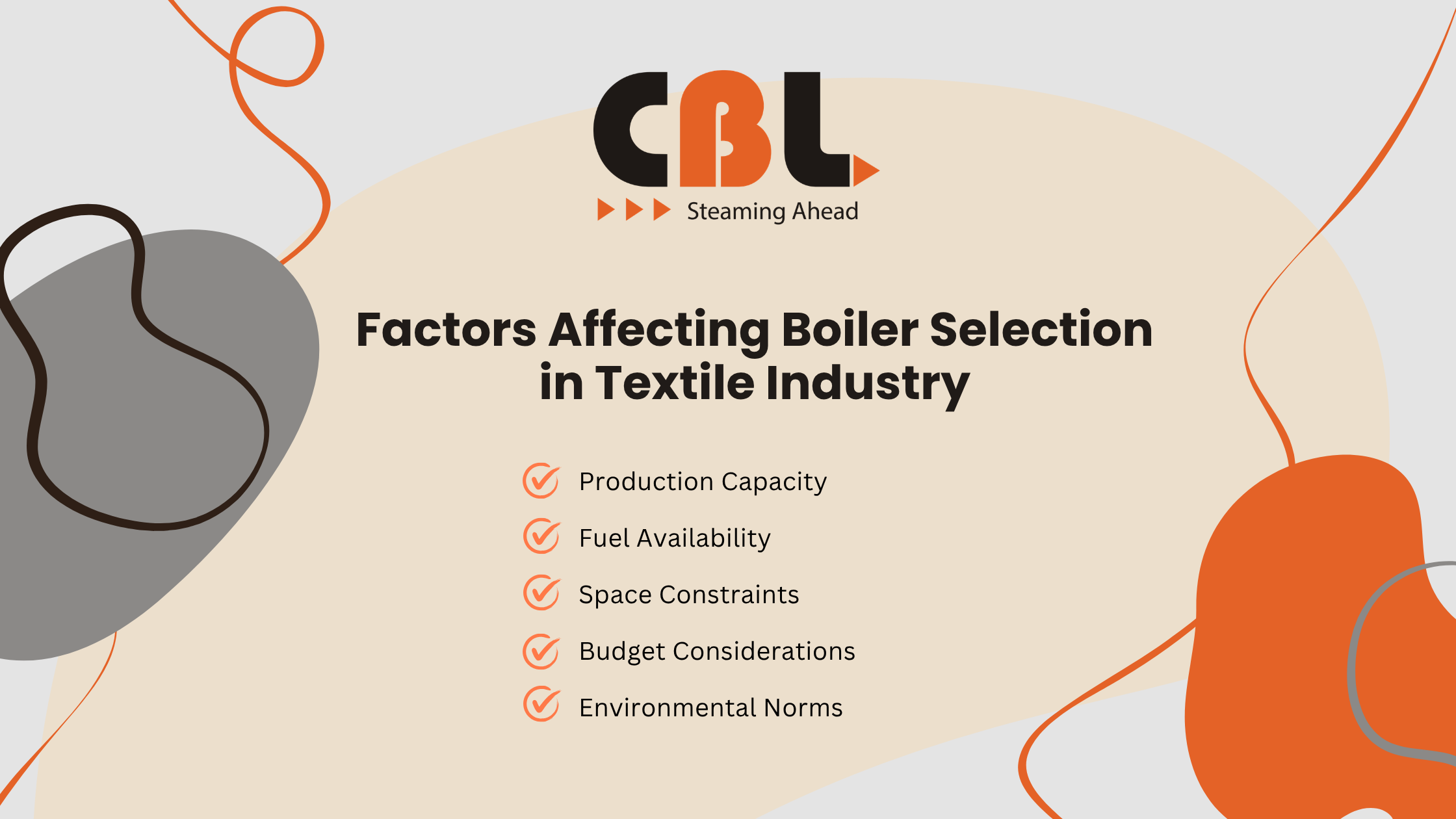 Factors Affecting Boiler Selection in Textile Industry